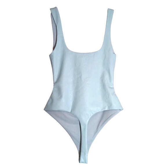 Naked Wardrobe Light Blue Bodysuit - Picture 4 of 14